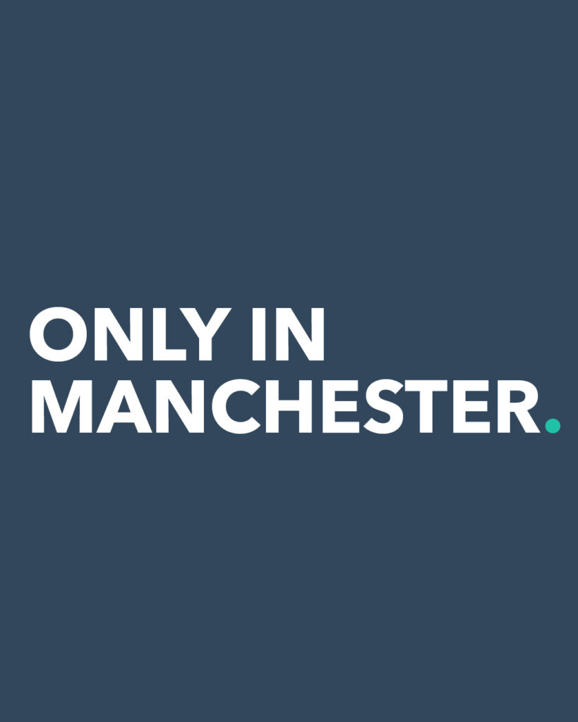 only in manchester logo