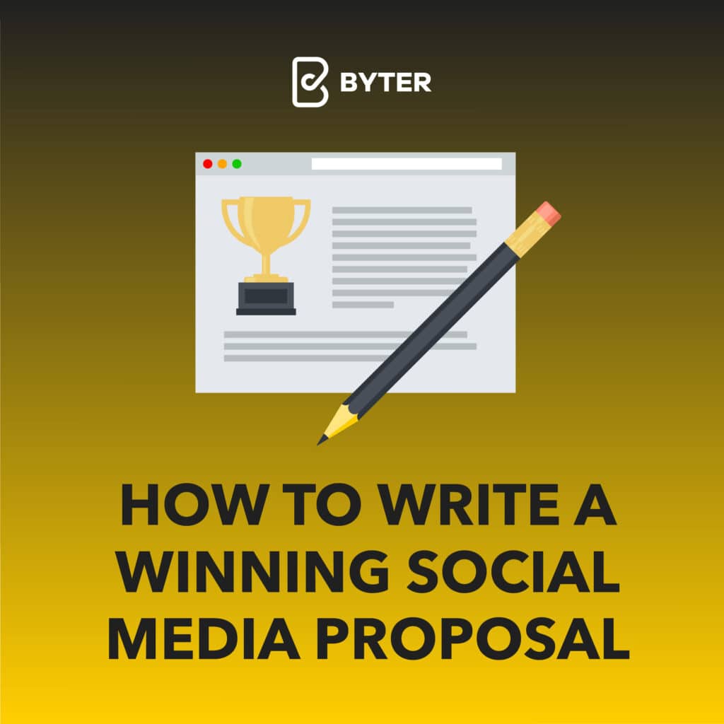 how to write a winning social media proposal