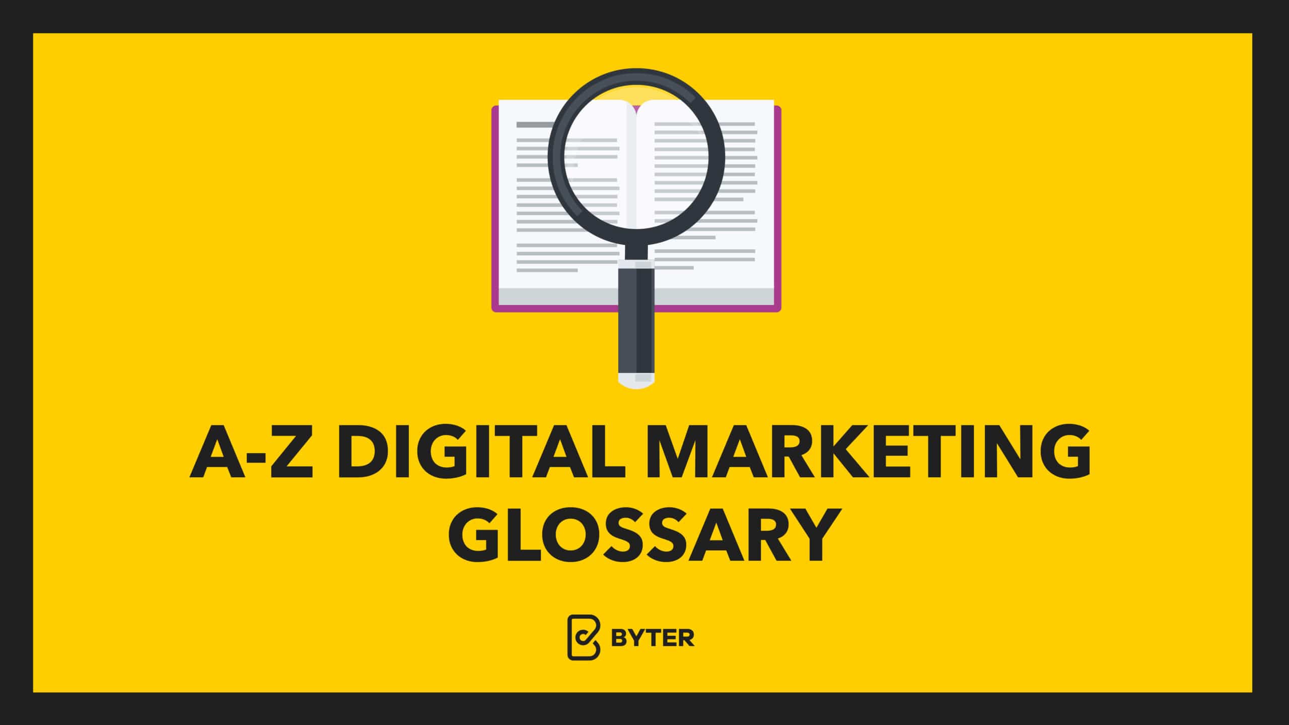 a-z digital marketing glossary