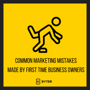 common marketing mistakes made by first time business owners