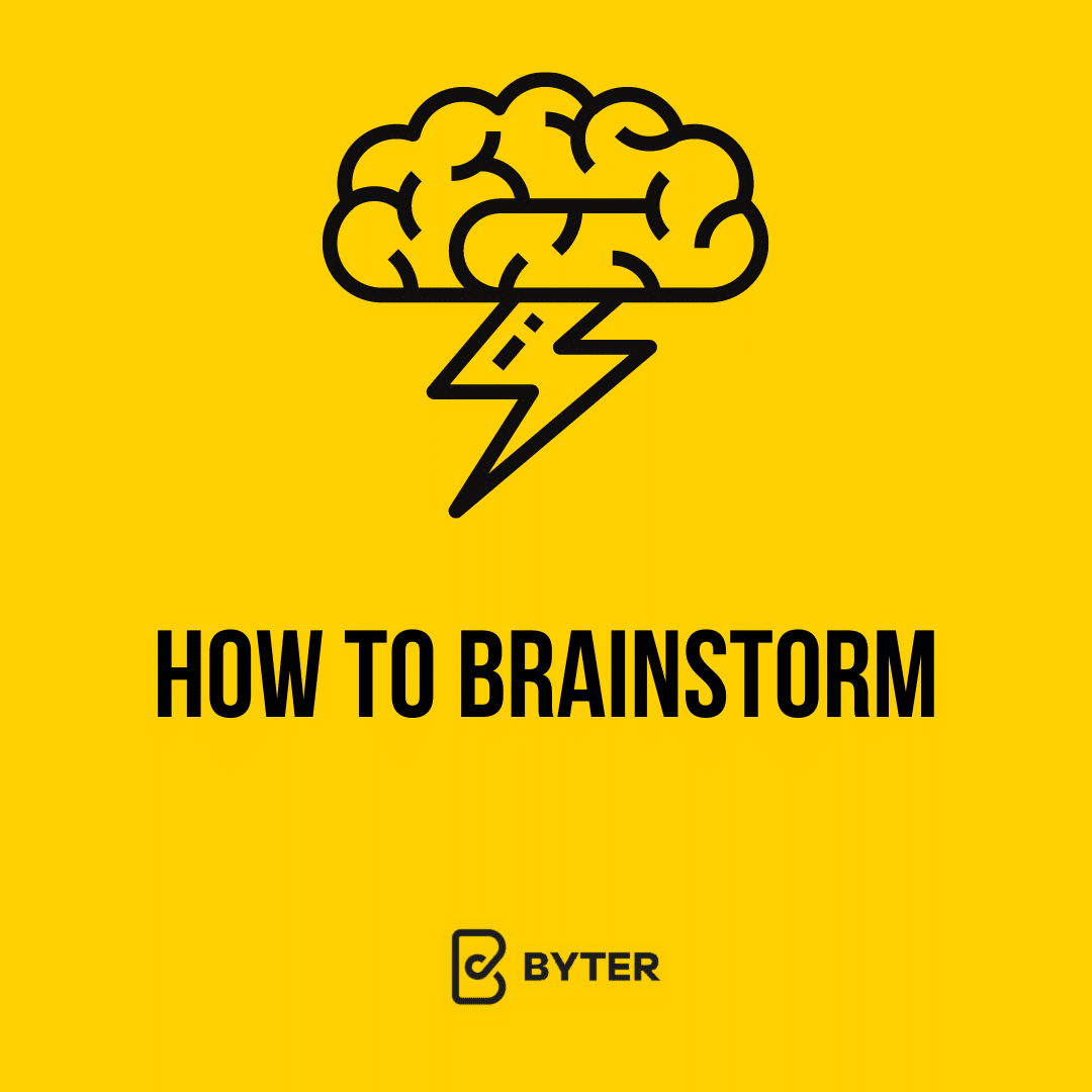 How to brainstorm